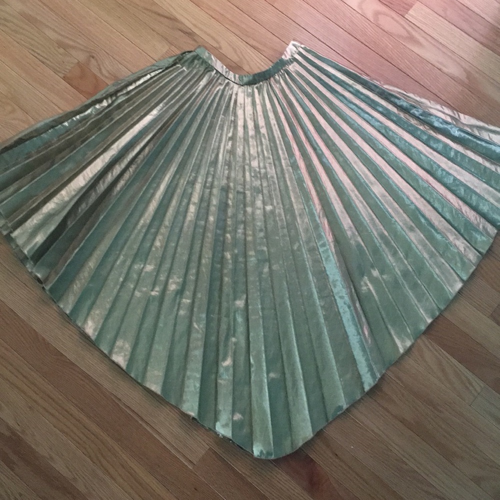 ASOS Gold Foil Skirt